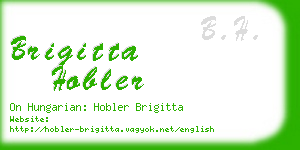 brigitta hobler business card